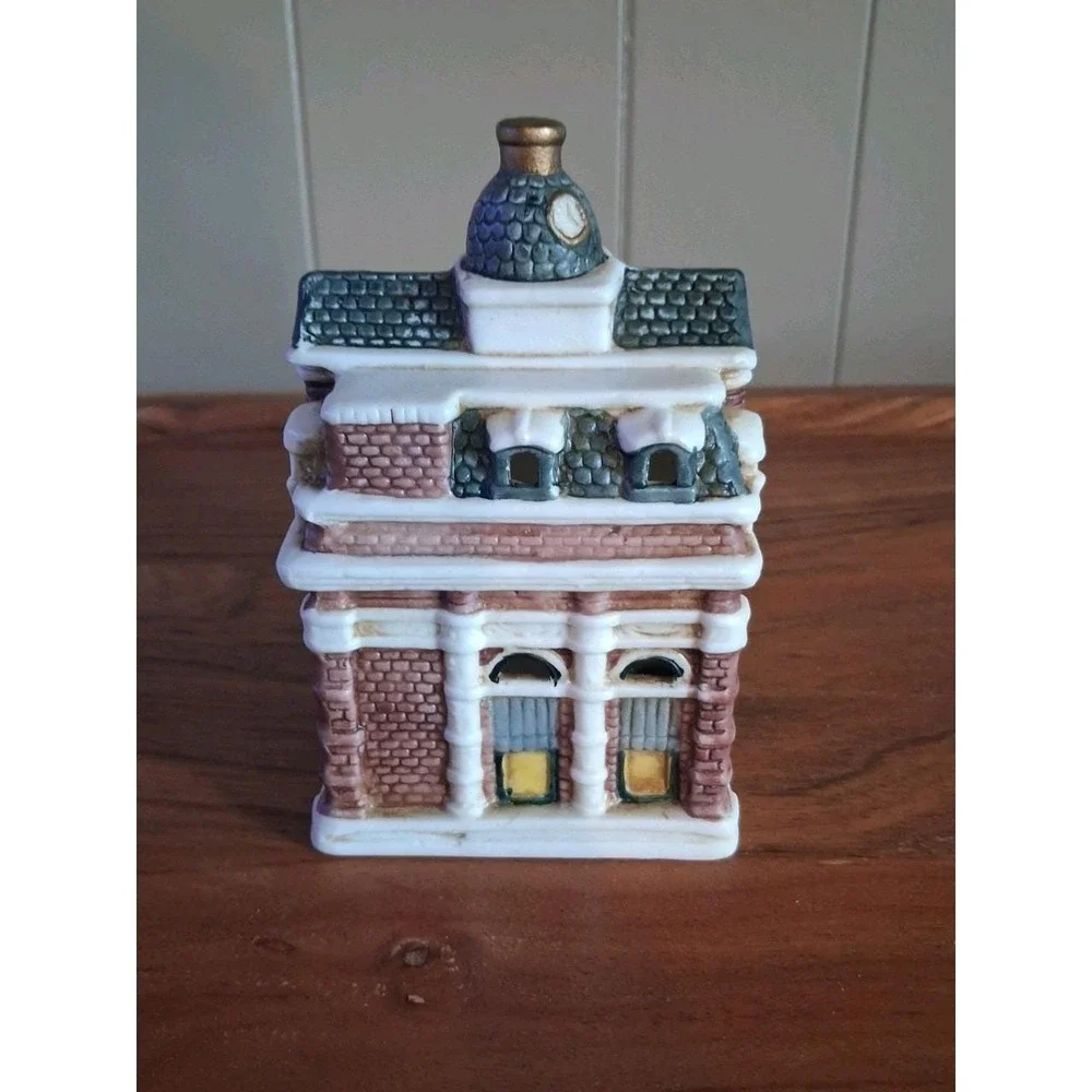 Vtg 1993 Santa's Best Spirit Of America Christmas City Hall